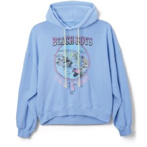 LIKE NEW! Daydreamer | The Beach Boys US '80 Tour Oversized Hoodie | Periwinkle